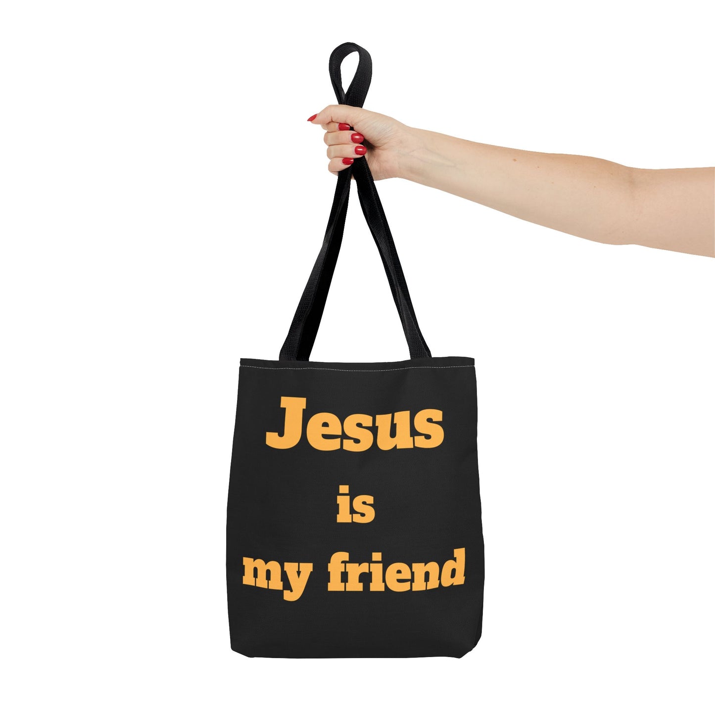 Jesus Is My Friend Tote Bag — Christian Faith Canvas Shopper