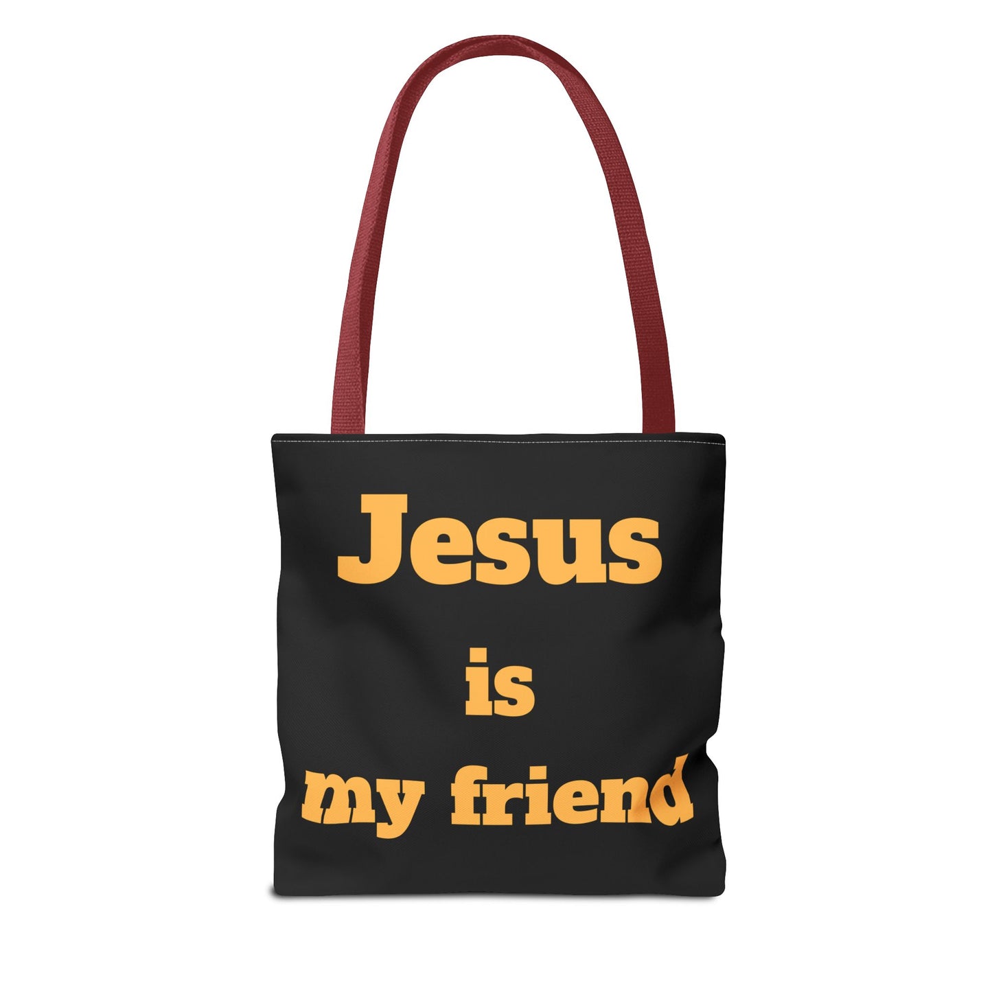 Jesus Is My Friend Tote Bag — Christian Faith Canvas Shopper