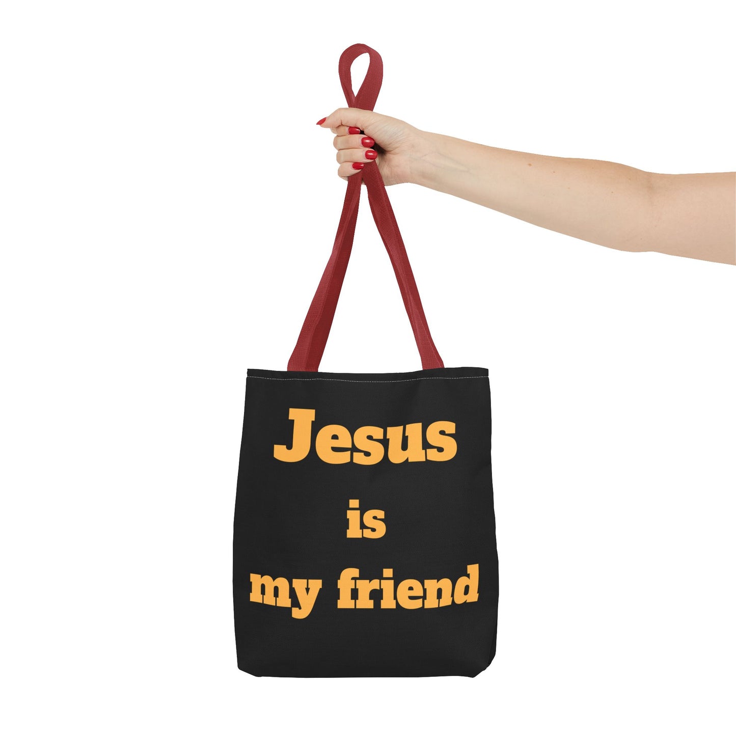 Jesus Is My Friend Tote Bag — Christian Faith Canvas Shopper