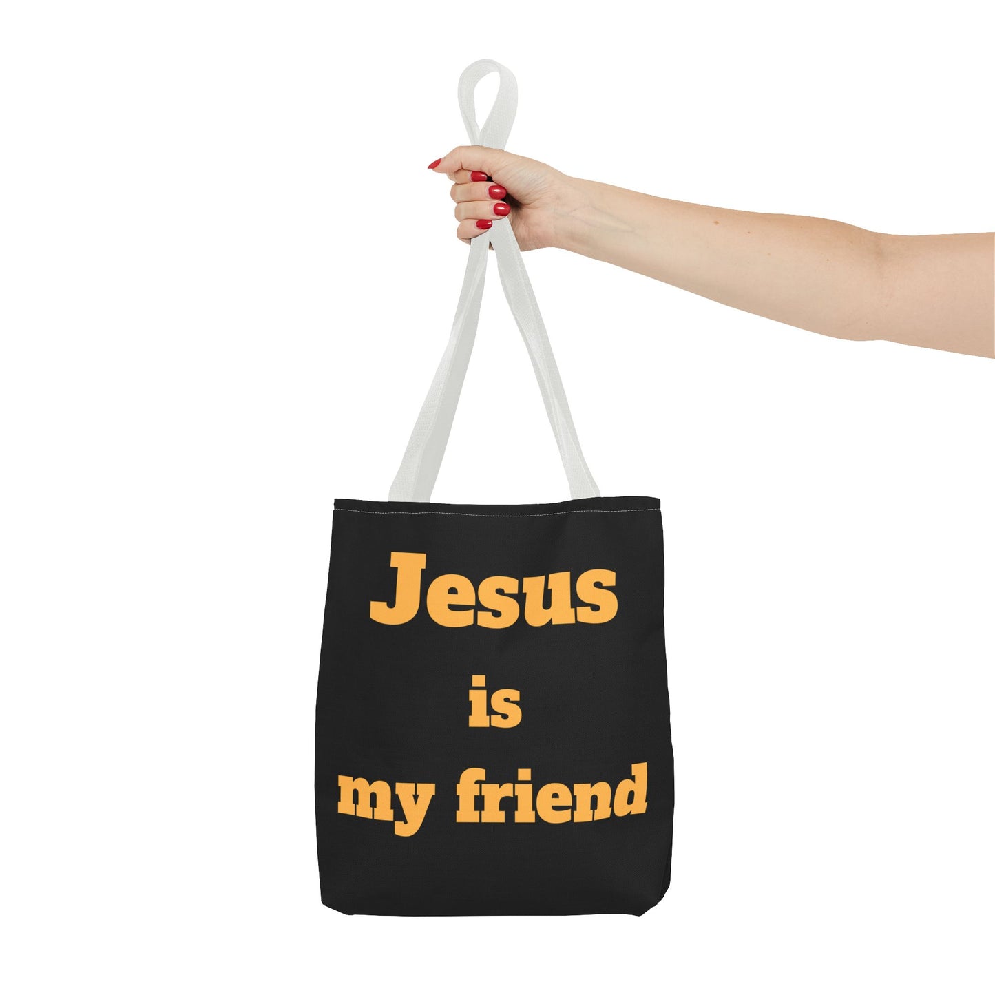 Jesus Is My Friend Tote Bag — Christian Faith Canvas Shopper