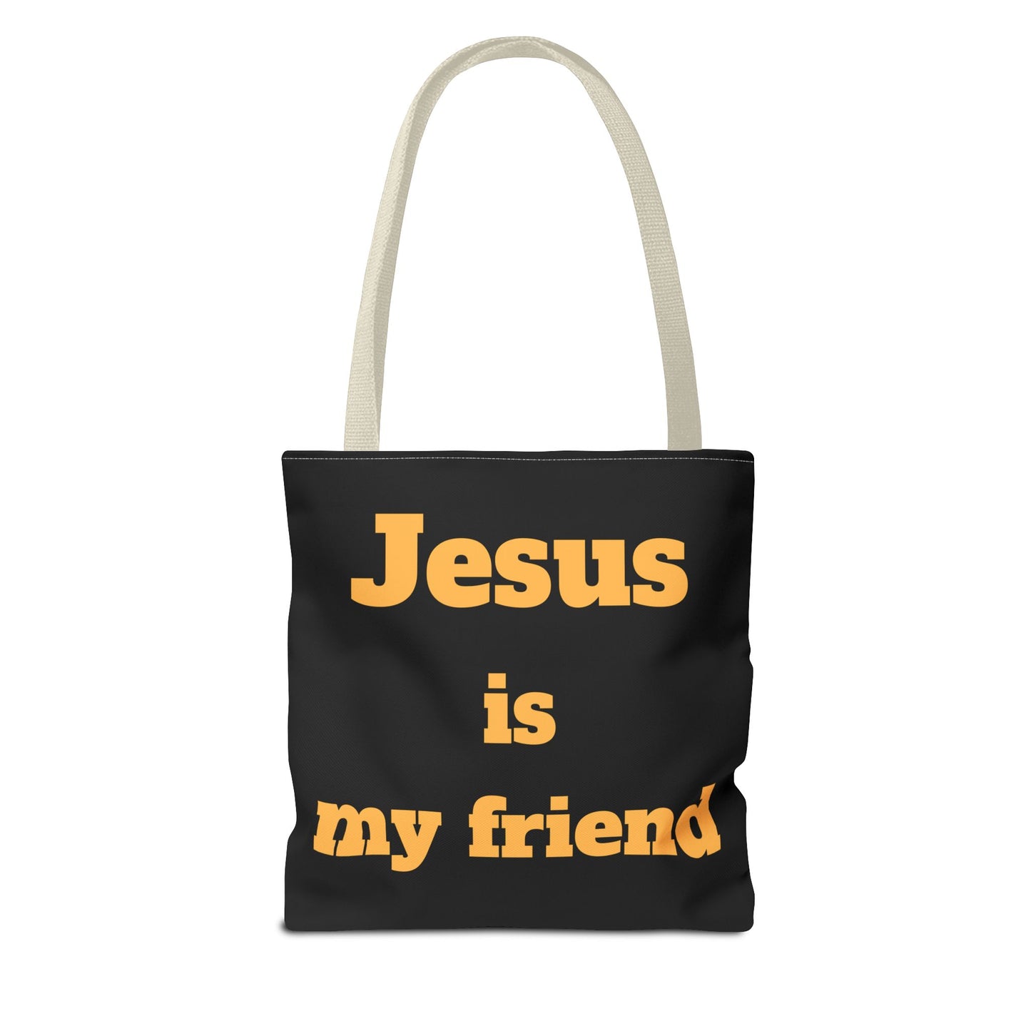 Jesus Is My Friend Tote Bag — Christian Faith Canvas Shopper