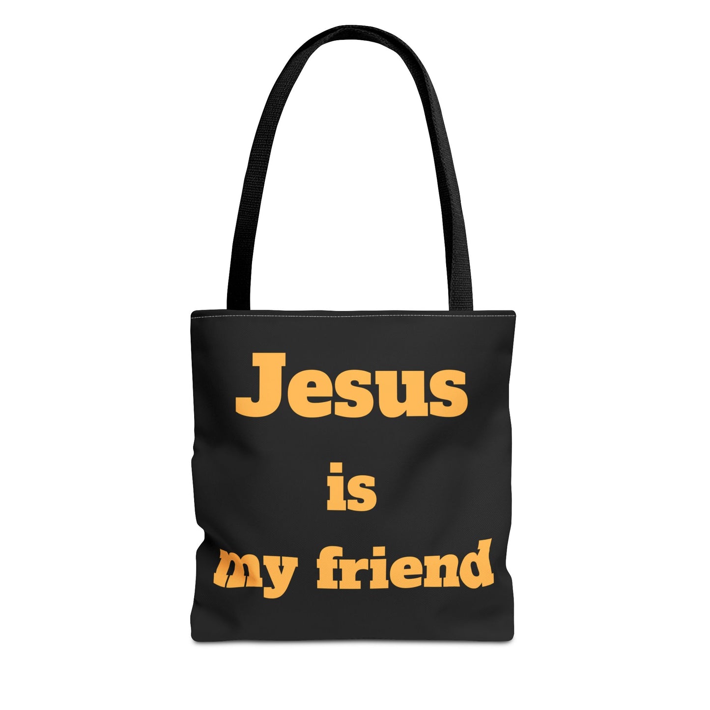 Jesus Is My Friend Tote Bag — Christian Faith Canvas Shopper