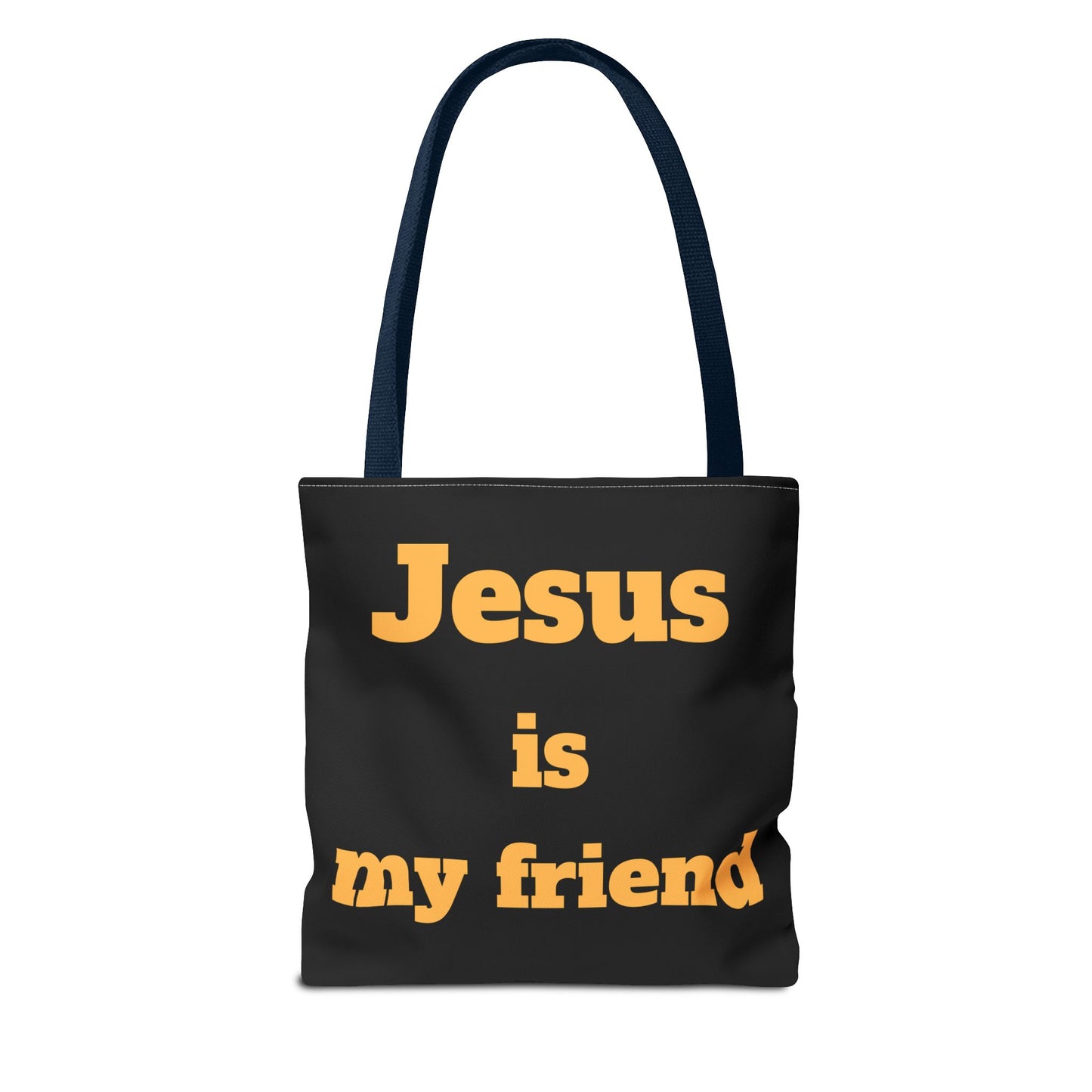 Jesus Is My Friend Tote Bag — Christian Faith Canvas Shopper