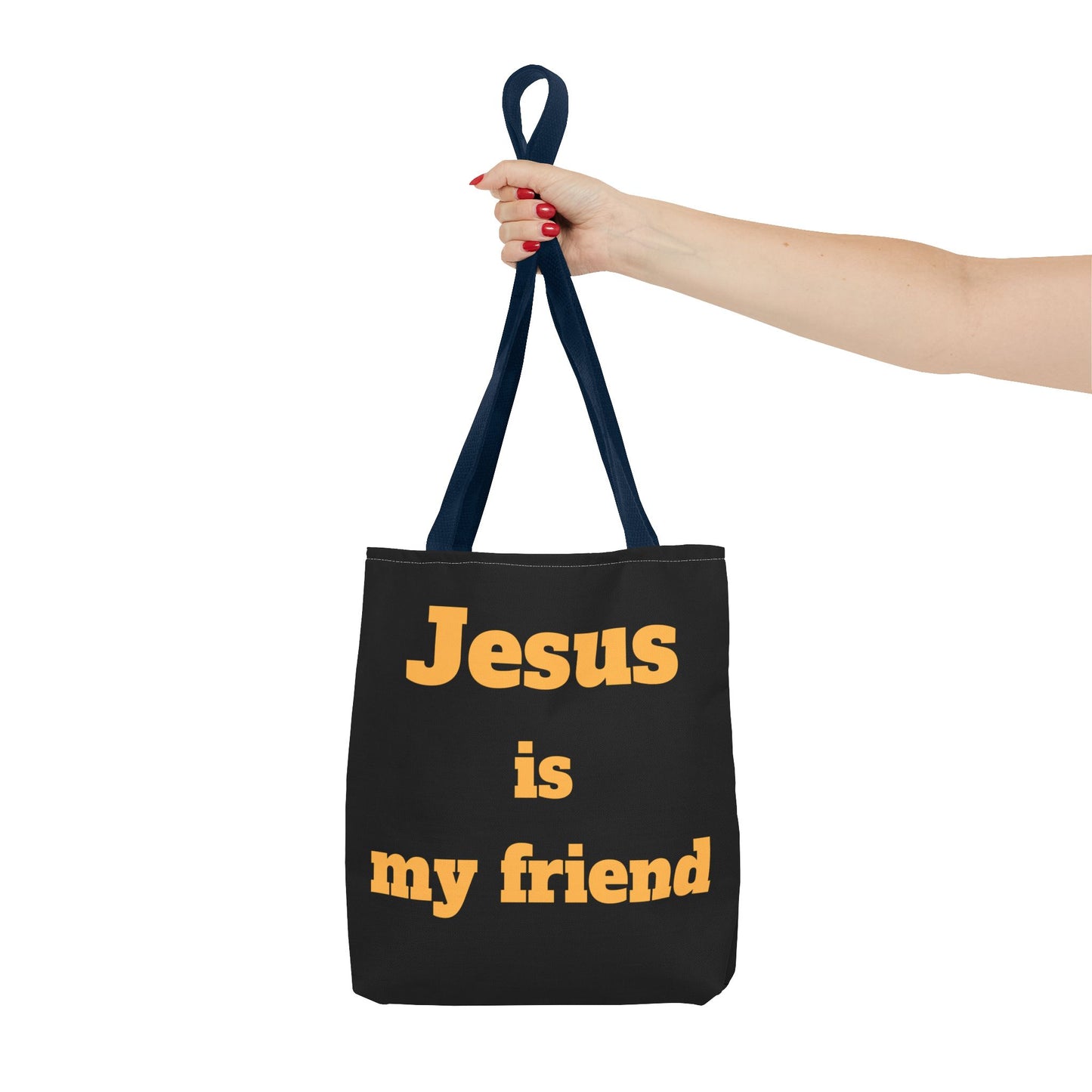 Jesus Is My Friend Tote Bag — Christian Faith Canvas Shopper