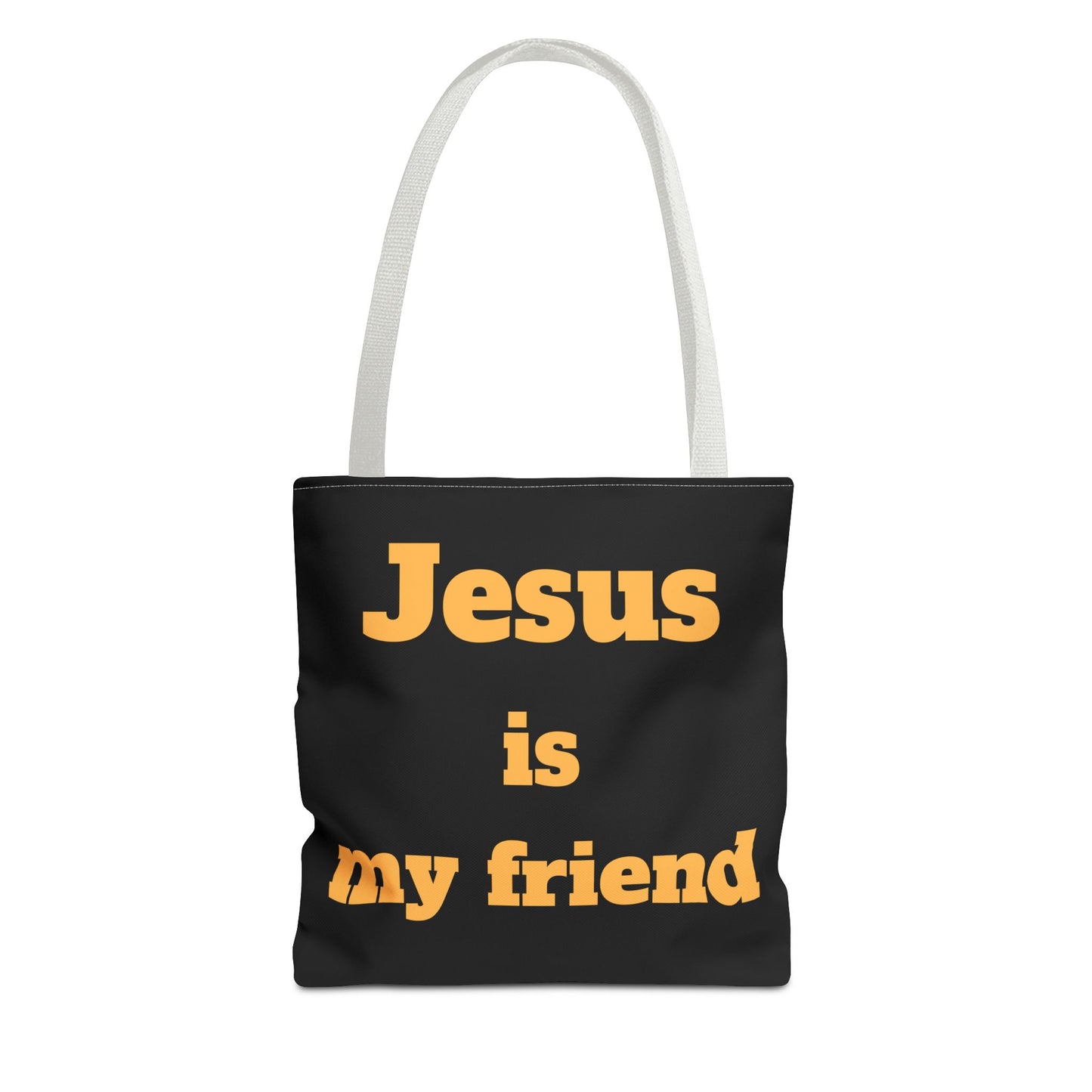 Jesus Is My Friend Tote Bag — Christian Faith Canvas Shopper