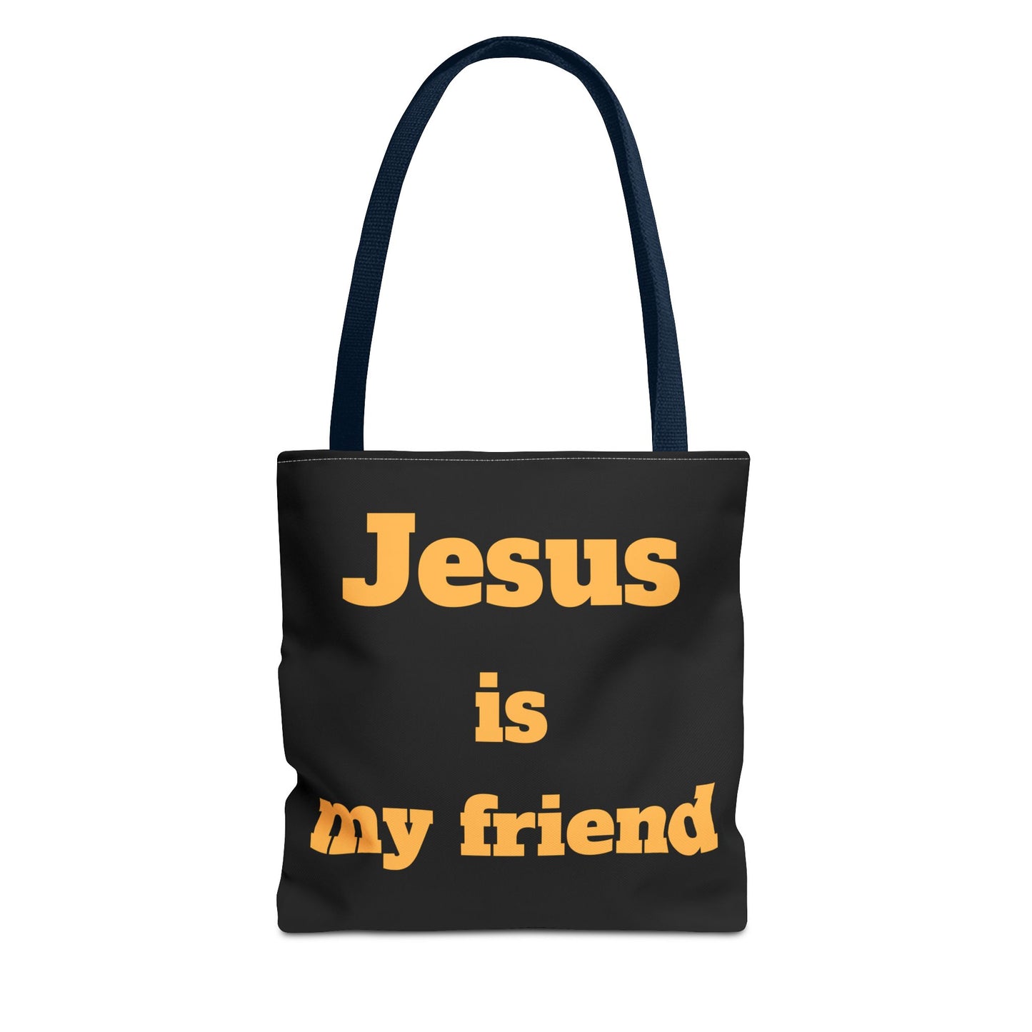 Jesus Is My Friend Tote Bag — Christian Faith Canvas Shopper